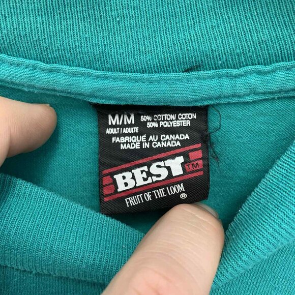 Funny/Vintage Horse Shirt - Green - Sz. M - Picture 4 of 4